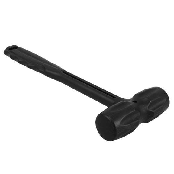 Soimiss Multi-Use Mallet Black Plastic PP for DIY Projects 1Pack