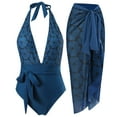 thumbnail image 1 of Traje de baño de una pieza para mujer, conjuntos de bikini para mujer, traje de baño de una pieza estampado sin espalda, traje de baño de playa, conjunto de bikini para mujer, 1 of 8