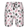 thumbnail image 3 of Salouo Cute Dinosaur Pattern Swim Trunks for Men,Men's Hawaiian Bathing Suit Swimsuits Quick Dry Swimming Board Shorts Beach Shorts with Pockets-X-Large, 3 of 6