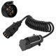 thumbnail image 5 of Cable de resorte de 2m, conector de cableado adaptador de enchufe para remolque de 7 pines para caravana, 5 of 11