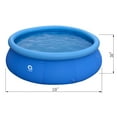 thumbnail image 7 of JLeisure Avenli 17807 10' x 30" Prompt Set 2-3 Person Inflatable Outdoor Kids Swimming Pool, Blue, 7 of 7