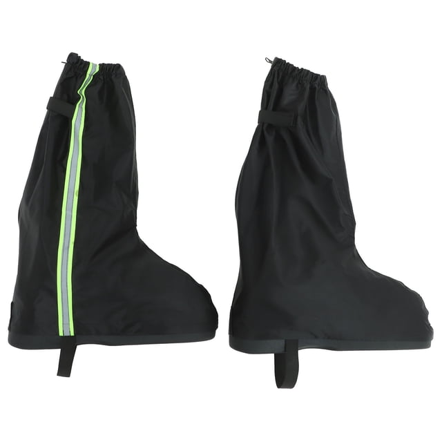 unbranded Cubre Zapatos Negro De Oxford Impermeable Con Ajustable Para Uso En Días Lluviosos