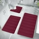 thumbnail image 4 of Juego de 3 Alfombrillas de Baño de Espuma: Ultrasuaves, Antideslizantes, Lavables a Máquina, de Secado Rápido y Absorbentes. Disponibles En Azul, Verde, Beige y Rojo., 4 of 7