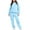 Light Blue womens 2 piece sets, variant on up to 60% off Gifts Womens Lounge Set Womens Sweatsuits Sets Long Sleeve Crewneck Sweatshirt and Long Sweatpant Tracksuit Sets Casual Solid Sports 2 Piece Outfits Sets with Pocket