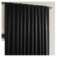 thumbnail image 6 of TiaGOC Faux Linen Room Darkening Curtains - 108 Inches Long Extra Wide Luxury Linen Curtains for Bedroom & Living Room (1 Panel), 100W X 108L, Essential Black, 6 of 9