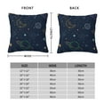 thumbnail image 4 of YFYANG Square Decorative Throw Pillow Case (Without Pillow Insert), Cartoon Cosmic Star Doodle Bedroom Sofa Car Cushion Cover, 24"x24", 4 of 9