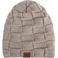 thumbnail image 5 of REDESS Beanie Hat for Men and Women Winter Warm Hats Knit Slouchy Thick Skull Cap-Beige, 5 of 5