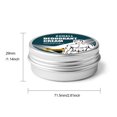 thumbnail image 5 of RUOALL 60g Silver Jar Men's Deodorant Balm - 72H Odor Control with Tea Tree & Charcoal, Natural Anti-Perspirant for Active Lifestyles, 5 of 10