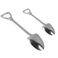 thumbnail image 4 of Coofit 2PCS Coffee Spoon Stainless Steel Shovel Shape Sugar Spoon Dessert Spoon, 4 of 8