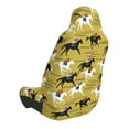 thumbnail image 2 of Wukai Horsemen In Horseraces Full Set Car Seat Covers with Soft Padding Universal Auto Front Seats Protector and Cushion Mat, 2 of 5