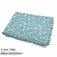 thumbnail image 5 of Abstract Floor Pillow Lounger Cover, Abstract Pattern with Bubbles in Different Sizes Modern Aqua Inspired Design, Nap Mat Printed Fabric Case for 5 Pillows, 88" x 27", Turquoise Teal, by Ambesonne, 5 of 5