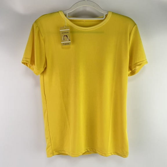 BANINKASA T-shirts, Rash Guard SPF Short Sleeve Sun T-Shirt UPF 50 Quick Dry Lightweight Fishing Water Shirt - L