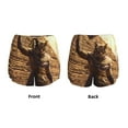 thumbnail image 3 of Disketp Egyptian Cat Pharaoh Magic Women's Shorts Workout Shorts for Athletic Gym Running Shorts with Phone Pockets-XX-Large, 3 of 7