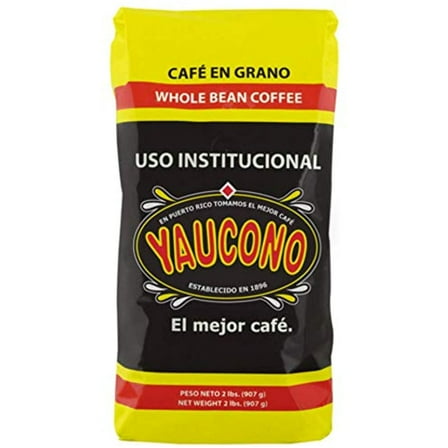 Yaucono Whole Bean Coffee In Bag, 2 Pound (Pack Of 1)
