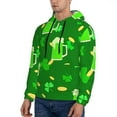 thumbnail image 3 of Bingfone St Patrick'S Day2 Men'S Drawstring Hoodie Long Sleeve Pocket Sweatshirts-4x-Large, 3 of 9