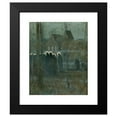 thumbnail image 2 of Louis Welden Hawkins 12x14 Black Modern Framed Museum Art Print Titled - Procession of Souls (1890), 2 of 5