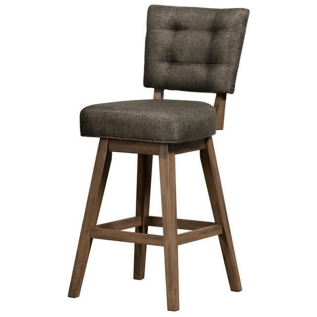 Hillsdale Lanning 45.25" Wood Contemporary Bar Stool in Brown