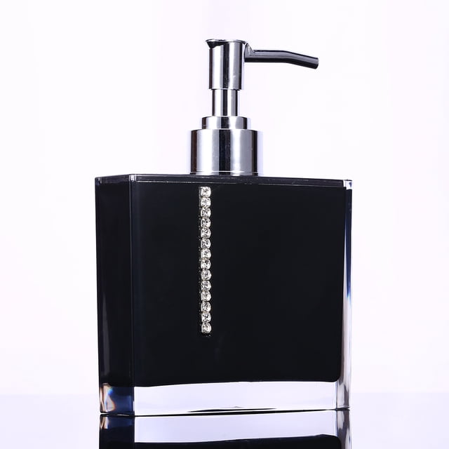 Ensemble de 5 Accessoires de Salle de Bain en Acrylique Porte-Brosse à Dents Porte-Savon