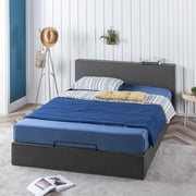 Zinus Finley 34 Upholstered Platform Bed with Lifting Storage, Full