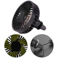 thumbnail image 4 of Nuevo ventilador para automóvil aire para automóvil refrigeración inalámbrica y silenciosa ventilador para automóvil recargable por USB (mini ventilador para automóvil HX-808), 4 of 9