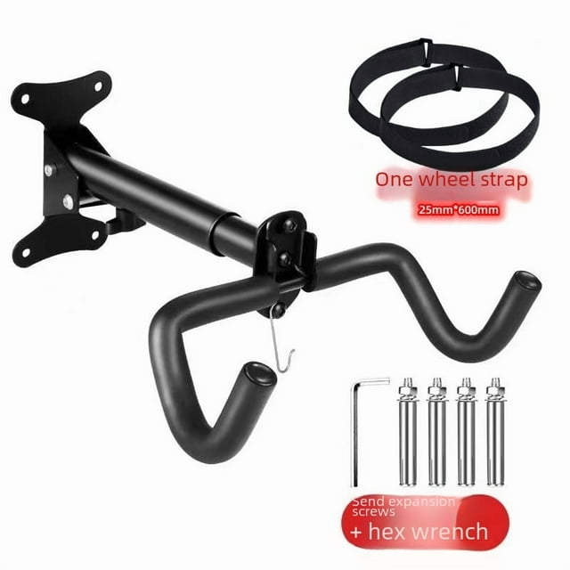 Support Mural Double pour Vélo : Support de Rangement Réglable Robuste avec Rotation à 360° et Libération Rapide pour Organisation Gain de Place des Vélos de Montagne et Équipements Sportifs dans le Garage Intérieur