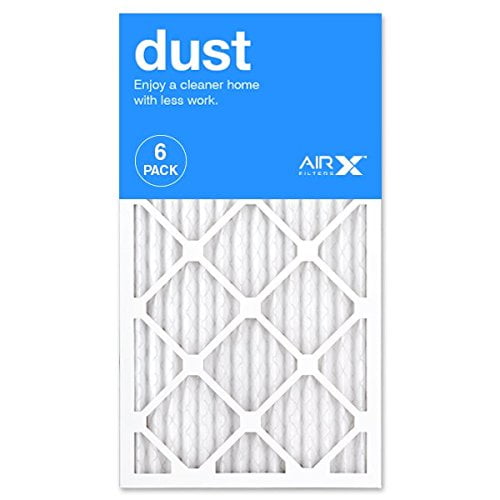AIRx DUST 14x25x1 MERV 8 Pleated Air Filter Made in the USA Box of