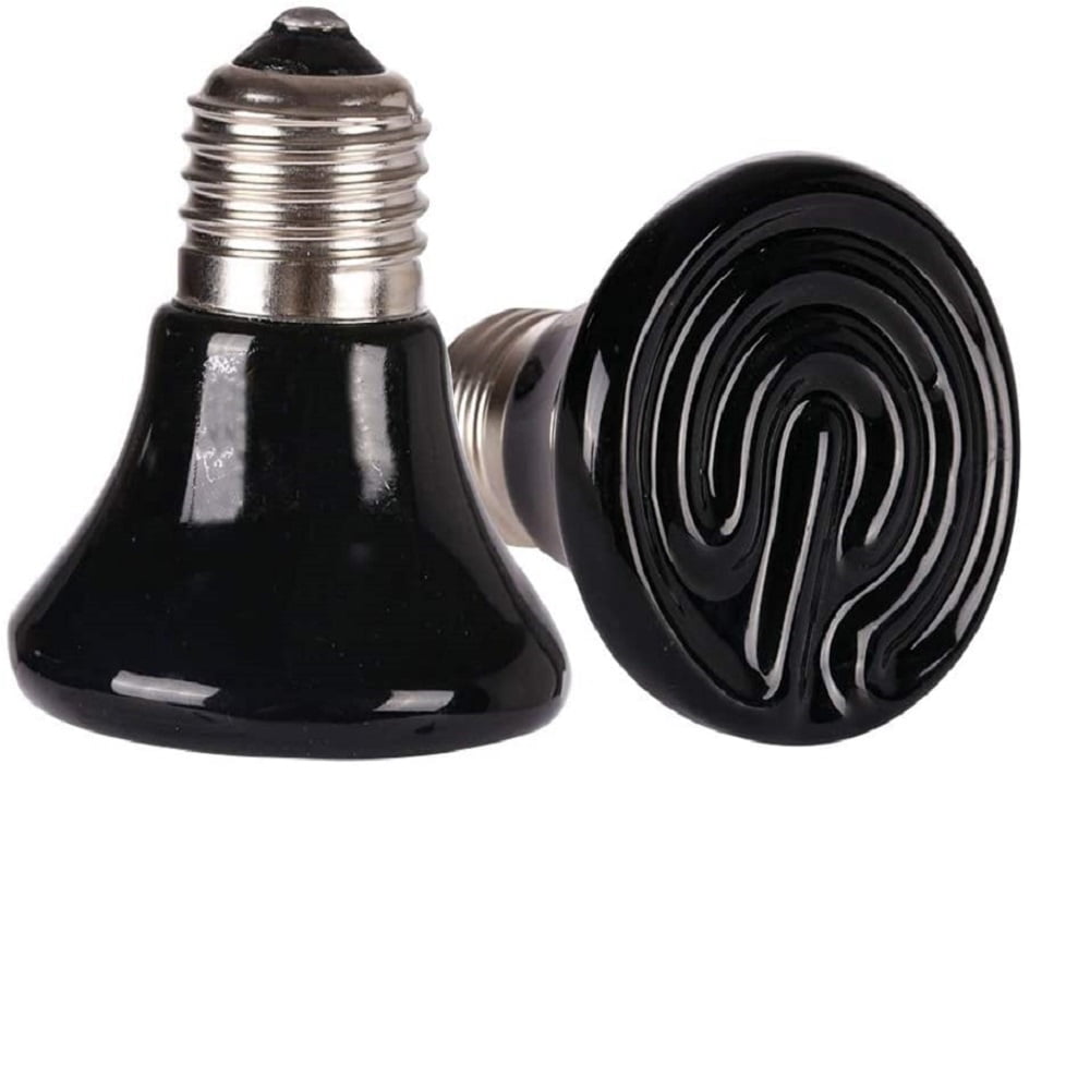 110V 220V 20-100W E27 Ceramic Heat Bulb Infrared Emitter Brooder Lamp  Grow 