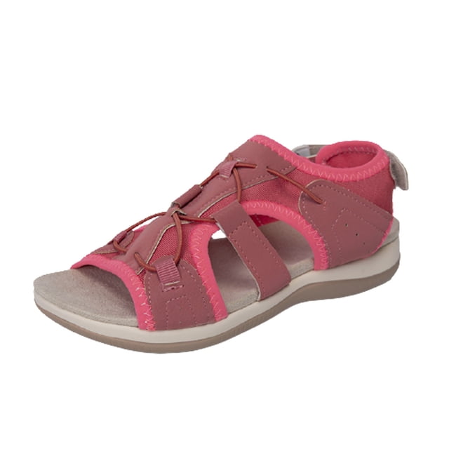 Hyknon Sandals for Women Open-toe Comfortable Soft Warm Home Slippers Arch Support Comfortable Sandals
