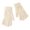 Beige, variant on MIASHUI Women's Plush Lined Knitted Gloves, Winter Warm Riding Gloves, Soft Windproof Gloves for Outdoor, Comfortable Touchscreen Design Grey