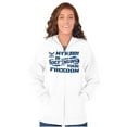 thumbnail image 3 of Us Navy Logo Hubby Defending Freedom Women Plus Size Zipper Hoodie Brisco Brands 2X, 3 of 5