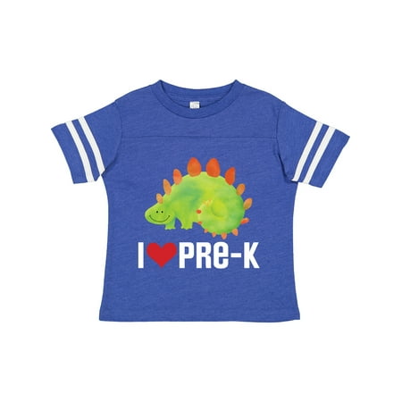 

Inktastic Preschool I Love Pre K Dinosaur Gift Toddler Boy or Toddler Girl T-Shirt