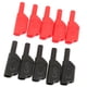 thumbnail image 3 of 10 conectores banana apilables de seguridad, de 4 mm, color rojo y negro, totalmente aislados, 3 of 14