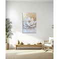 thumbnail image 4 of Zen Canvas Wall Art Spa Stones Picture Wall Decor Framed Meditation & Calm Painting Minimalist Prints Spiritual Room Living Room Bathroom Ready to Hang, 4 of 5