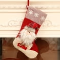 thumbnail image 1 of decor hanging,Christmas Decoration Santa Socks Candy Socks Gift Christmas Tree Pendant,Red, 1 of 1