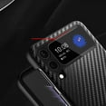 thumbnail image 4 of Compatible with Galaxy Z Flip 4 5G Kickstand Case, Carbon Fiber Z Flip 4 Case with Camera & Screen & Hinge Protection with Wireless Charging Cover Case for Samsung Galaxy Z Flip 4 2022,Black, 4 of 5