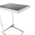 thumbnail image 5 of Pasargad Home Luxe Glass & Steel End Table, 5 of 5