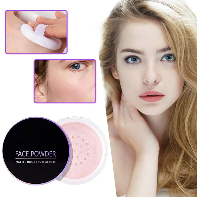 WIFKLSIIPG Face Concealer Oil Control Setting Powder Long Lasting Sweat Contouring Powder Loose Powder