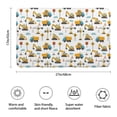 thumbnail image 3 of Cartoon Construction Vehicles Workers White Pattern Bathroom Rugs Mat,Non Slip Microfiber Bathroom Rug,Rubber Backing,Soft Bathroom Mats for Bathroom Floor,Tub and Shower,17x27in(43x68cm), 3 of 5