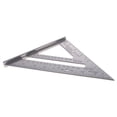 thumbnail image 4 of 7 Pulgadas Regla Triángulo de Aluminio Cuadrado de Carpintería Herramientas de Medición de Encuadre Sunnimix Regla triangular de aleación de aluminio de 7 pulgadas, 4 of 8
