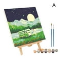 thumbnail image 4 of DIY Digitals Oil Paint 20x20cm Canvas Painting By Numbers With Frame, 4 of 8