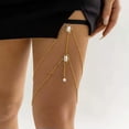 thumbnail image 4 of QQTDFG Sexy Body Decorations Jewelry Accessories Thigh Chain Leg Chain Elastic Band-G, 4 of 9
