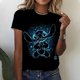 thumbnail image 3 of Nueva camiseta estampada de Disney Lilo & Stitch para mujer, camiseta de verano con cuello redondo, ropa de diseño informal de moda para mujer, 3 of 5