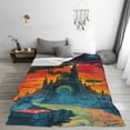 thumbnail image 5 of Sikiie Abstract Tree Castle Ultra-Soft Micro flannel Blanket Luxury All Seasons Warm Blanket for Bedding Sofa and Travel (4 sizes)-40"x30", 5 of 7