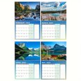 thumbnail image 4 of Wall Calendar 2025-12 Months Hanging Wall Calendar from Jan. 2025 to Dec. 2025, 14.5" x 11" At a Glance Monthly Planner with Goals & Note for Office School Home Organizer, Double-sided, 4 of 9