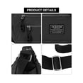 thumbnail image 5 of Deago Crossbody Bags for Women Waterproof Nylon Casual Lightweight Shoulder Messenger Bag Roomy Multi Pocket Travel Purse Handbags (Black), 5 of 9
