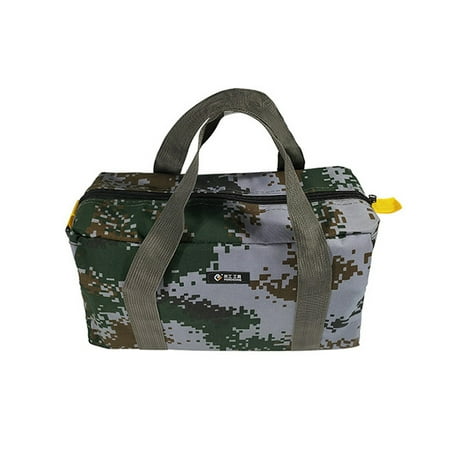 

PENGGONG 20-Inch Tool Bag Wear-resistant Storage Bag for Maintenance Tool Large Capacity Camouflage Canvas Bag
