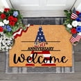 thumbnail image 4 of Coconut Coir Doormat 250th Anniversary 1776 To 2026 Patriotic Decoration For Front Porch Outdoor Entrance, 4 of 9