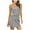 Clearance-Gray, variant on Fartey Tie Front Tank Dress for Women Sleeveless Scoop Neck Dresses Slim Fit Solid Color Bodycon Wrap Mini Dress High Elastic Summer Trendy Dress Pink S-2XL