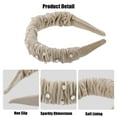 thumbnail image 4 of Unique Bargains 1 Pcs Rhinestone Headband Faux Crystal Headbands Hair Accessories for Women Beige 1.57 Inch Wide, 4 of 7