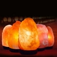 thumbnail image 2 of Himalayan Salt Light Decorative Night Light Himalayan Salt Lamp with Wooden Base for Bedroom Living Room Office, 2 of 5